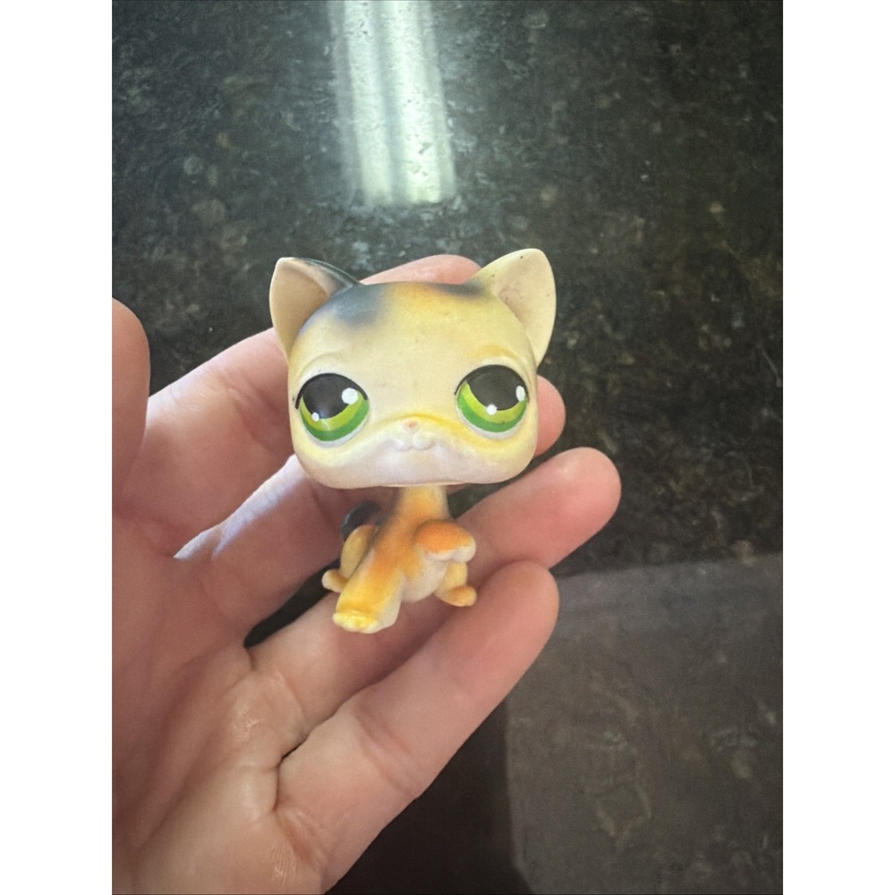 HASBRO LITTLEST PET SHOP LPS #27 CALICO SHORTHAIR CAT FIGURE